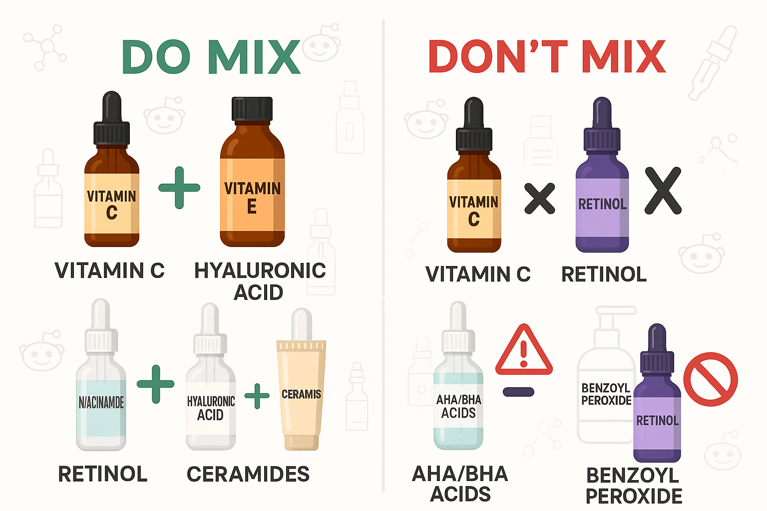 Reddit’s Favorite Skincare Ingredient Combos (And What You Shouldn’t Mix)